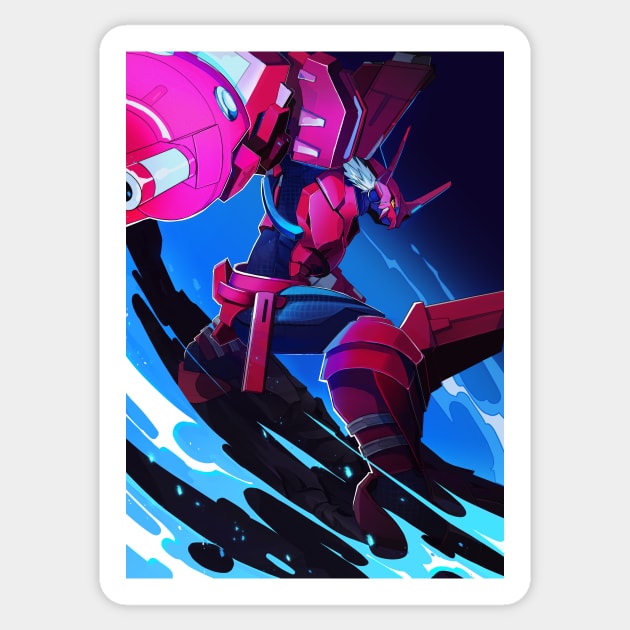 BlitzGreymon Digimon Adventure Sticker by Chycero